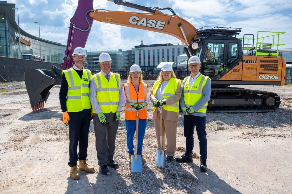 Construction begins on new Civil Service office in Blackpool 